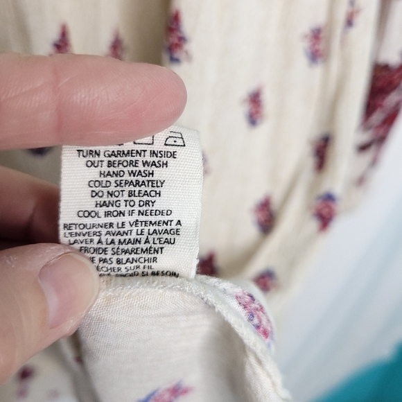 BILLABONG Women's Boho Print, Just Like You, Long Sleeve Dress MEDIUM - Picture 12 of 13